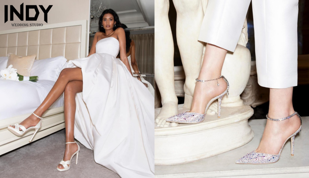 เทคนิคการเลือกรองเท้าให้เข้ากับชุดเจ้าสาว